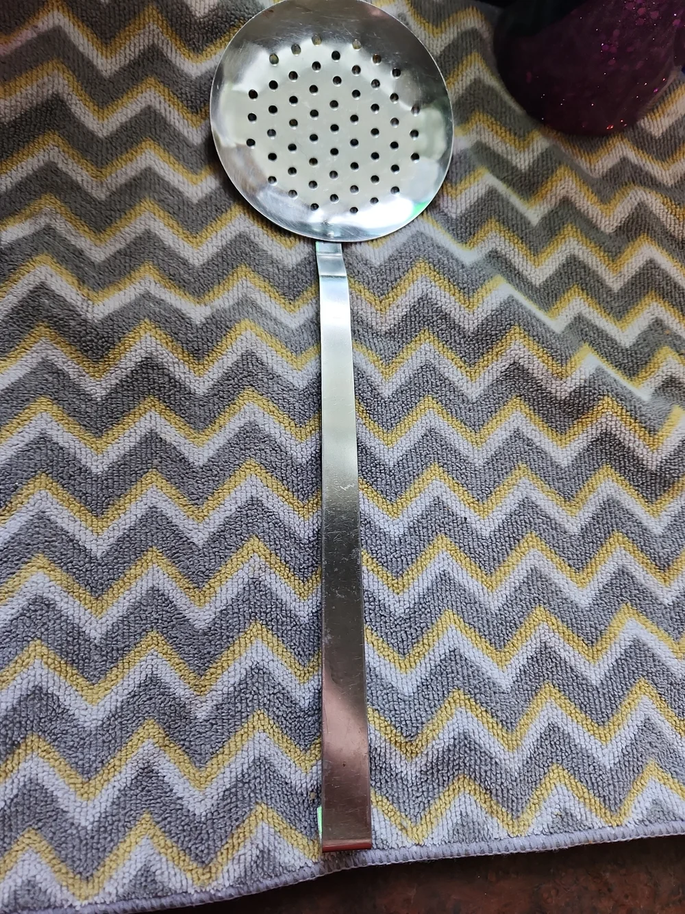 Stainless Steel Perforated Skimmer Spoon